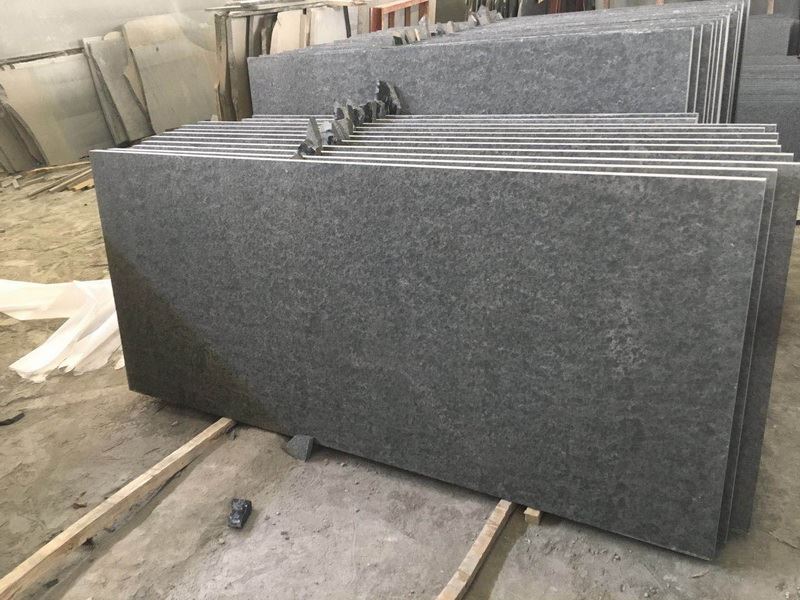 Black basalt tile