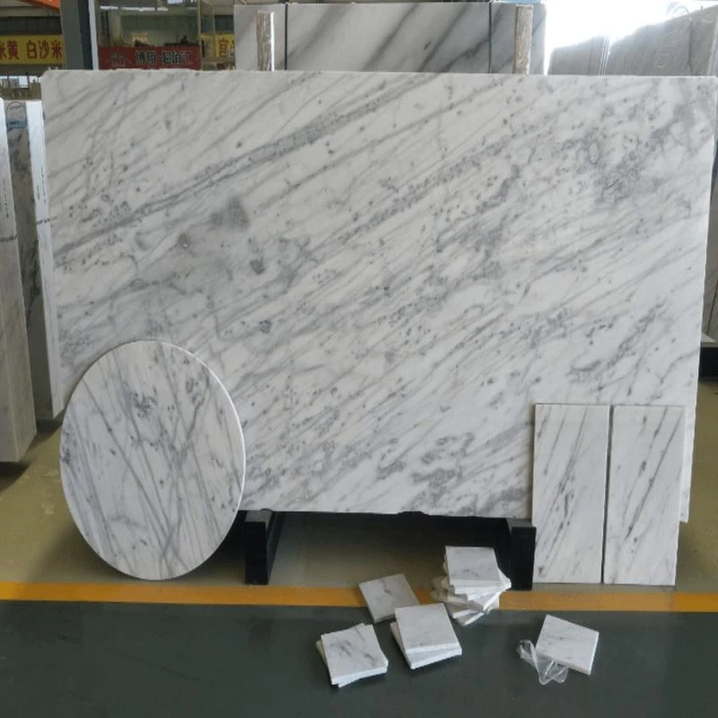 carrara white marble tile