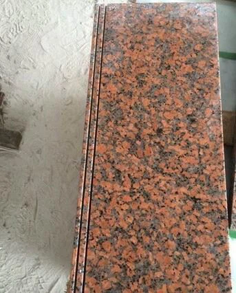 G562 Maple Red Granite Polished Steps