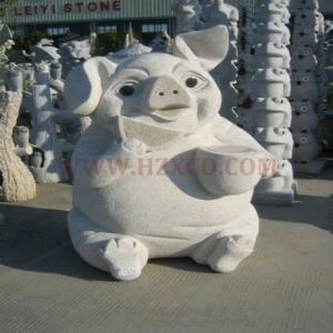 الجرانيت الأبيض خنزير النحت