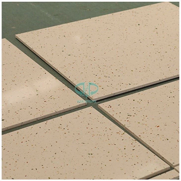 Biege Terrazzo Stone Floor Tiles