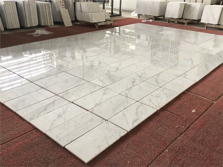 Carrara White Marble flooring tile