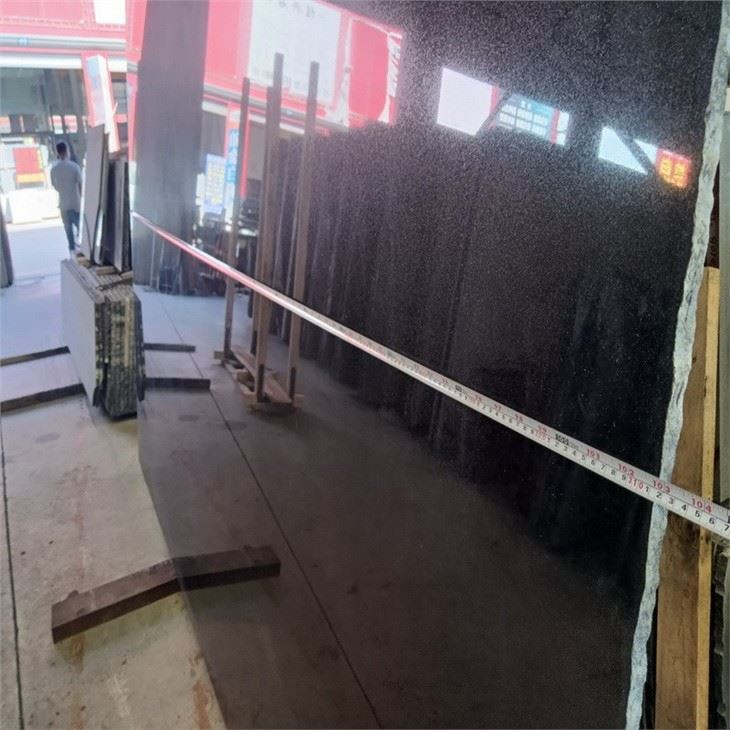 black granite slab