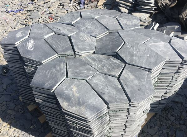 Black Slate Paving Tiles
