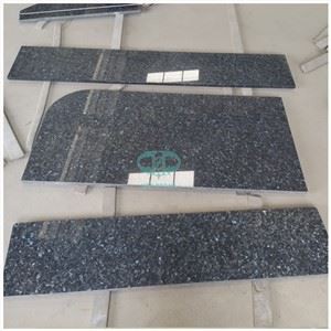 كونترتوب المطبخ الجرانيت الأزرق اللؤلؤ