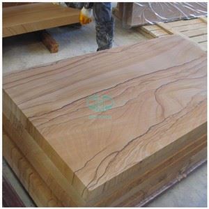 بلاط خشب الساج الرملي